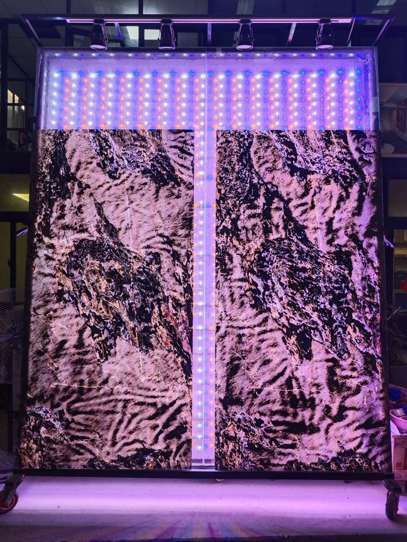 custom translucent stone veneer for wall cladding